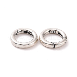 925 Sterling Silver Spring Gate Rings&nbsp;STER-D036-10AS-02