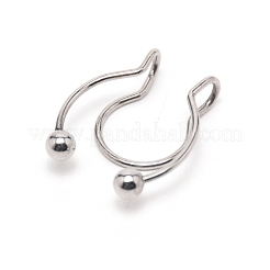 Wire Wrap Nose Ring for Teen Girl Women&nbsp;LS-AJEW-TAC0029-08P