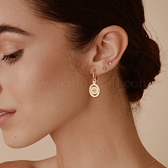 16Pcs 4 Styles Brass Micro Pave Cubic Zirconia Pendants&nbsp;KK-BBC0024-13