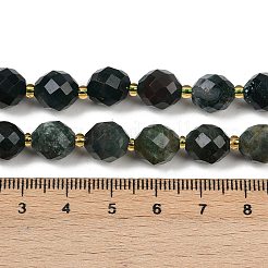 Natural Moss Agate Beads Strands&nbsp;G-N342-149I-26