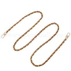 1Pc Imitation Leather & Aluminum Chain Bag Handles&nbsp;AJEW-CL0001-27C