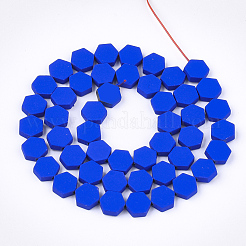 Spray Painted Non-magnetic Synthetic Hematite Beads Strands&nbsp;G-T116-03C-19
