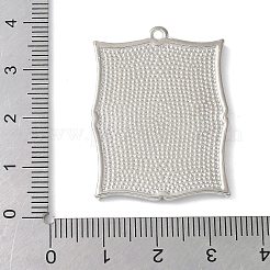 Brass Brass Pendant Cabochon Settings&nbsp;LS-KK-V005-02P-04