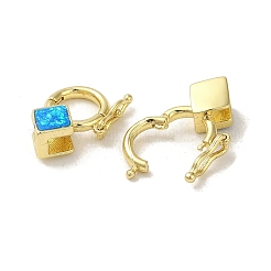 Rack Plating Brass Twister Clasps&nbsp;KK-P268-03E-G