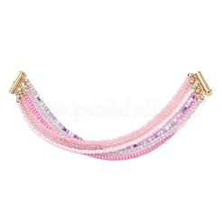 Glass Seed Beads Beaded Multi-Layer Bracelets for Women&nbsp;BJEW-JB12996