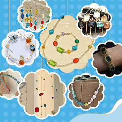 96Pcs 8 Colors Electroplate Glass Beads&nbsp;EGLA-PH0001-78