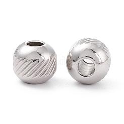 Tarnish Resistant 201 Stainless Steel Beads&nbsp;STAS-G133-02P