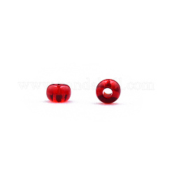 透明チェコガラスシードビーズ15/0個  ラウンド  ブラウン  1.5x1mm  穴：0.5mm  約500 G /袋&nbsp;SEED-N004-004-26