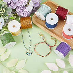 9 Rolls 9 Colors Nylon Braided Cord&nbsp;NWIR-SC0001-06