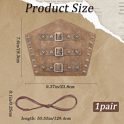Adjustable Imitation Leather Cord Bracelet&nbsp;AJEW-WH0010-51A