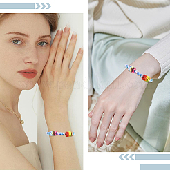 アクリル製ヨーロピアン大穴ビーズ 100個  花  ミックスカラー  12.5x3mm  穴：5.5mm&nbsp;MACR-SC0002-40