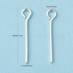 アイアン製9ピン  カドミウムフリー＆鉛フリー  銀  18x0.7mm  穴：2mm  約13800~14000個/1000g&nbsp;EPS1.8cm