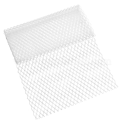 ポリエステルメッシュ生地  クラフト用品  ホワイト  2000x250x0.3mm&nbsp;AJEW-WH0816-121B