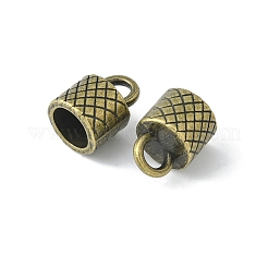 Tibetan Style Alloy Cord Ends&nbsp;TIBEP-Q034-AB-NR