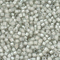 MIYUKIデリカビーズ  シリンダー  日本製シードビーズ  11/0  （db1711)パールライニンググレーミストab  1.3x1.6mm  穴：0.8mm  約20000個/袋  100 G /袋&nbsp;SEED-J020-DB1711