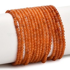 天然石レッドアベンチュリンビーズ連売り  ラウンド  2~2.5mm  穴：0.5mm  約174~178個/連  14.96''~15.16''（38~38.5センチメートル）&nbsp;G-Z116-A24-2mm