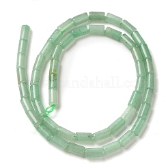 天然石グリーンアベンチュリンビーズ連売り  コラム  8x4mm  穴：0.7mm  約48個/連  15.35~15.43''（39~39.2センチメートル）&nbsp;G-B091-A04-01