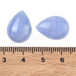 Dyed Natural Blue Lace Agate Cabochons&nbsp;G-WH0031-16F