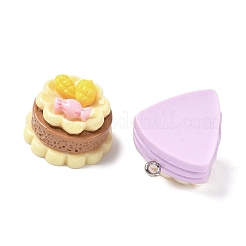 Opaque Resin Dessert Craft Pendant&nbsp;RESI-D014-02P