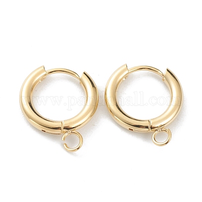 Wholesale 201 Stainless Steel Huggie Hoop Earring Findings