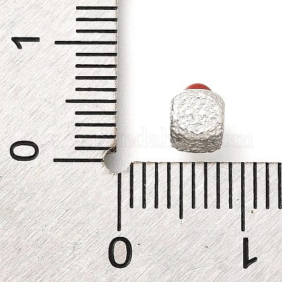 925 Sterling Silver Enamel Beads&nbsp;STER-L066-05S-01-1