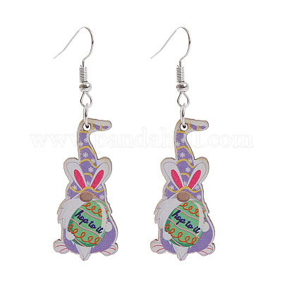 Easter Acrylic Dangle Earrings&nbsp;FS-WG15F89-12-1