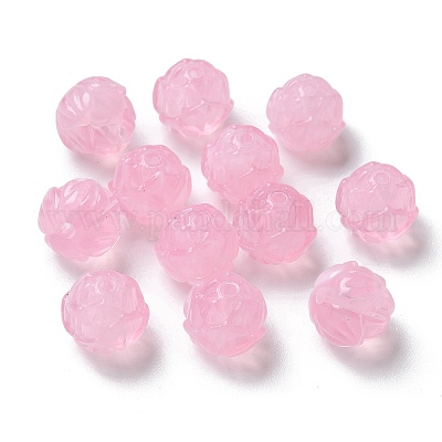 Opaque Acrylic Beads&nbsp;OACR-H045-01C-1