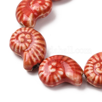 Ocean Series Handmade Porcelain Beads&nbsp;PORC-R002-03G-1
