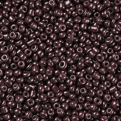 Baking Paint Glass Seed Beads&nbsp;SEED-S001-K18-1