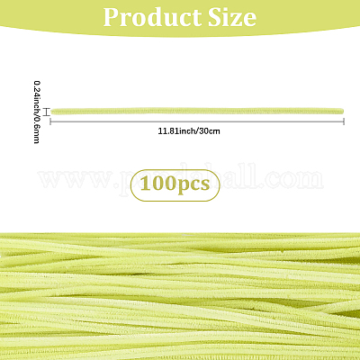 100Pcs DIY Plush Sticks&nbsp;FIND-SP0004-72B-1