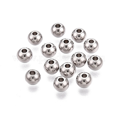 Tarnish Resistant 201 Stainless Steel Beads&nbsp;STAS-R033-5mm-1