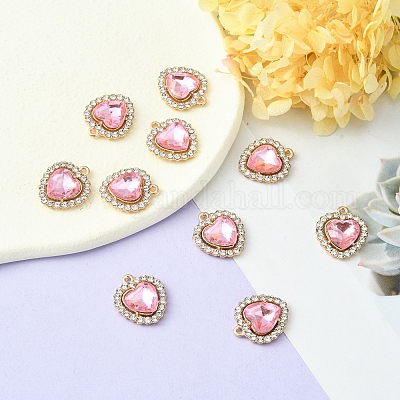 Alloy Crystal Rhinestone Charms&nbsp;ALRI-YW0001-01C-1