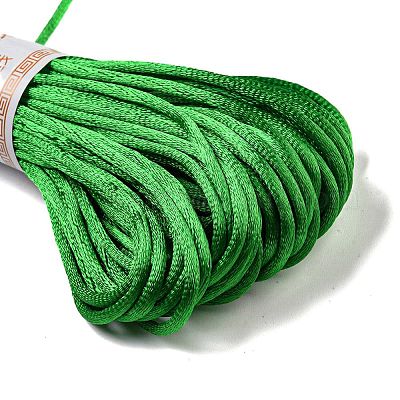 ポリエステル刺繍糸  クロスステッチの糸  グリーン  3mm  20 M /バンドル&nbsp;OCOR-C005-C02-1