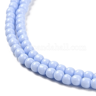 Imitation Jade Glass Beads Strands&nbsp;GLAA-K062-A01-04-1