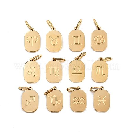 アメモナイト装飾品 約5cm 43g Wholesale 12Pcs 304 Stainless Steel Charms - Pandahall.com