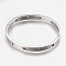 Tarnish Resistant 304 Stainless Steel Bangles, Star, Stainless Steel Color, 1-7/8 inchx2-1/4 inch(48x57mm)