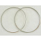 Brass Linking Rings, Cadmium Free & Lead Free, Platinum, 40x1mm