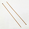 Bamboo Single Pointed Knitting Needles, Peru, 400x16x8mm, 2pcs/bag