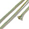 14M Two Tone Polyester Braided Cord, Round, Medium Aquamarine, 2.5mm, about 15.31 Yards(14m)/Roll