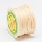 Nylon Threads, Milan Cords/Twisted Cords, Navajo White, 1.5~2mm, about 54.68 yards(50m)/roll