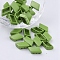 Spray Painted Alloy Multi-Strand Links, For Tile Elastic Bracelets Making, Rhombus, Lime, 14x8x4.8mm, Hole: 0.8mm
