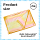 2mレーザーポリエステル生地  クラフト用品  ゴールド  1540x0.2mm&nbsp;DIY-PH0031-19B-2