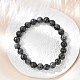 Natural Larvikite Beads Stretch Bracelets&nbsp;BJEW-F380-01-B14-3