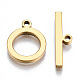 201 Stainless Steel Toggle Clasps&nbsp;X-STAS-Q241-007G-NF-1