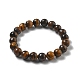 Natural Tiger Eye Bead Stretch Bracelets&nbsp;BJEW-K212-C-028-5