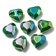 UV Plating Rainbow Iridescent Acrylic Beads&nbsp;OACR-P010-03G-2