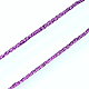 メタリック糸  刺しゅう糸  9プライ  パープル  0.8mm  約328.08ヤード（300m）/ロール&nbsp;MCOR-G001-0.8mm-02-2