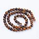 Natural Tiger Eye Beads Strands&nbsp;GSR6mmC014-3