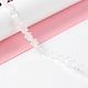 透明なガラスビーズ連  スター  ホワイト  10x10x4mm  穴：0.8mm  約40個/連  13.39~14.17インチ（34~36cm）&nbsp;GLAA-K057-01J-2