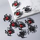 Halloween Alloy Rhinestone Pendants&nbsp;PW-WG39EB4-01-2
